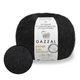 Gazzal Super Kid Mohair, Чорний №64409 - супер кід мохер, тонка пряжа для ажурних виробів і павутинок, 25 г/237 м - зображення 1