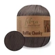 FibraNatura Raffia Chunky, Шоколад №114-21 - пряжа для сумок, целюлоза, 100г 120м, рафія - зображення 1