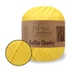 FibraNatura Raffia Chunky, Жовтий №114-24 - пряжа для сумок, целюлоза, 100г 120м, рафія - зображення 1