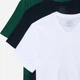 Набор нательных футболок мужских Tommy Hilfiger 848454406 S 3 шт Очень темный зеленый/Белый/Зеленый (1161387285) - изображение 3