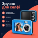 Аккумуляторная подводная цифровая камера 4K с двумя экранами и картой памяти 64 ГБ - изображение 2