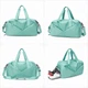 Спортивная сумка Lesko 604 Light Green занятий спортом с отделом для обуви водонепроницаемая - изображение 3