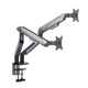 Настільне кріплення для двох моніторів Anda Seat Stealth PRO II Duo 17’’-42’’ Titanium (AD-W-A9-2S-BT) - изображение 2