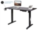 Стіл з електро-регулюванням висоти 120 X 60 см Flexi Tech Black Carbon 27991 - зображення 1