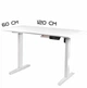 Компьютерный стол с регулируемой высотой 120 х 60 см Flexi Tech White 27898 - изображение 7