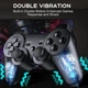 Беспроводной игровой контроллер для PlayStation 3 и ПК — Bluetooth Геймпад, Double Shock, 6-осевой гироскоп, Черный - изображение 3