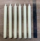 Свеча столовая время горения 8 часов, Ø ≈ 2,2 см, ⇕ ≈ 25 см Белый Unison (C022*250/1-1.9) - изображение 2