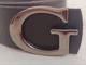 Ремень женский из экокожи 91 см со стильной пряжкой G Шоколадный - изображение 2