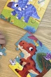 Гра настільна Vladi Toys "М'які пазли. Динозаври" колір різнокольоровий Vladi Toys ЦБ-00298551 - зображення 2