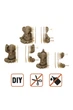 Картонный конструктор "Cartonic 3D Puzzle ZEN ELEPHANTS TRIO" цвет разноцветный Cartonic ЦБ-00299531 - изображение 4