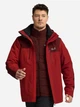 Куртка демисезонная с капюшоном мужская Jack Wolfskin Jasper Pro 3In1 Jkt M A66293-J0191 L Красная (4064886755832) - изображение 1
