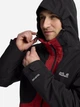 Куртка демисезонная с капюшоном мужская Jack Wolfskin Stonetrail 3In1 Jkt M A66291-J0191 XL Красная (4064886753371) - изображение 5
