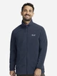 Толстовка флисовая на молнии мужская Jack Wolfskin Taunus 100 Fz M A65793-C0412 S Синяя (4064886652551) - изображение 1