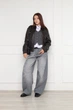 Джинсы женские baggy S цвет серый YUKI ЦБ-00298298 - изображение 1