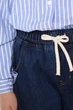 Джинсы wide leg для девочек 128 цвет темно-синий YUKI ЦБ-00298798 - изображение 5