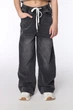Джинсы wide leg для девочки 122 цвет серый YUKI ЦБ-00290470 - изображение 1