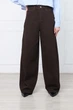 Джинсы baggy для женщин XXS цвет коричневый YUKI ЦБ-00298296 - изображение 1