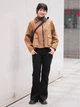 Джинсы Клеш женские Uniqlo 544289656 24 Черные (1161238650) - изображение 7