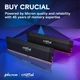 Модуль пам'яті DDR5 Crucial Pro OC 2х16GB 6400MHz Black (CP2K16G64C32U5B) [174276] - зображення 2