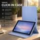 Чехол-книжка Targus Click-In для Samsung Galaxy Tab A 10.5" (2018), MIL-STD-810G, магнитная застёжка, голубой - изображение 1