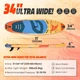 Надувна SUP дошка для плавання 335 см QUASHLEY - изображение 6