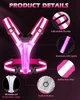 Светоотражающий LED жилет Zacro для бега и велоспорта, USB Type-C, 5 цветов - изображение 6