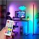 Напольная угловая RGB лампа торшер с пультом управления 1,2м Угловой напольный ночник светильник - изображение 1