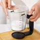 Кухонные весы цифровые мерная чашка Digital Scale With Measuring Cup 2 в 1 чашка-веса до 1000 г Черный - изображение 14