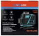 Poziomica laserowa 4D Extralink Powerlink PWL-4D16 16 linii zielona wiązka (5907207225234) - obraz 7