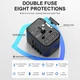 Универсальный адаптер для зарядки USB-A x2/USB-C x2 Travel Adapter - изображение 3