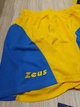 Комплект футбольный Zeus Kit POSEIDON, 2 предмета (футболка + шорты), голубо-желтый размер М - изображение 4