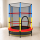 Детский батут 140см JumpFit, с сеткой Trampoline-04 / Батут 6 опор, внутренняя сетка - изображение 2