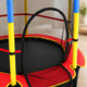 Детский батут 140см JumpFit, с сеткой Trampoline-04 / Батут 6 опор, внутренняя сетка - изображение 3