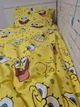 Комплект постельного белья Царский Дом Губка Боб SpongeBob Ранфорс Lux полуторный 145×215 см 2 наволочки 100% хлопок Турция (SB-15-145215-C10) - изображение 4