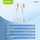 Кабель Bavin CB325-2M-CC Super Fast Charging 60W Type-C/Type-C 2 м White (CB325-2M-CC WH) - изображение 11