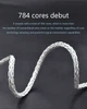 KZ Silver&Blue Cable – 8-жильний Hi-Fi кабель для навушників із посрібленої міді для аудіофілів - изображение 9