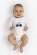 Боди с длинным рукавом для мальчика с Короной Findik Baby Kids белое 56 см (39496) - изображение 1