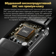 Підсилювач звуку KZ AM02 USB-C to 3.5 мм з потужним чіпом, та вбудованим професійним еквалайзером Black - изображение 4