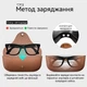 Смарт очки с зарядным кейсом MT5 Ultra с сменными солнцезащитными линзами, камерой 8MP и помощником AI Черные - изображение 2