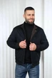 Куртка-пальто чоловіча демісезонна від виробника UF-Fashion 128-DVL DV MEN'S 62 чорний - зображення 2