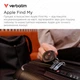 Трекер Verbatim Bluetooth My Finder, Apple Find My, 2 шт Черный/Белый (32131) - изображение 3