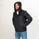 Куртка демісезонна чоловіча великого розміру UF-fashion 98-DVL DV MEN'S 58 чорний - зображення 2