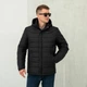 Зимняя мужская куртка большого размера UF-Fashion 47-р-сфк 62 черный - изображение 1
