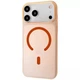 Чехол ультратонкий cовместим со всеми защитными стеклами Proove Crystal Case with Magnetic Ring iPhone 17 Pro Max Cosmic Orange - изображение 1