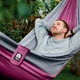Гамак туристичний Mountain Goat 270 x 140 см з москітною сіткою, одномісний, підвісний Pink/Grey (P-5905973408035) - зображення 2