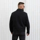 Мужское пальто демисезонное большого размера UF-fashion 119- двл DV MEN'S 60 черный - изображение 3
