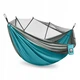 Туристический гамак Mountain Goat 270 x 140 см с москитной сеткой, одноместный, подвесной Grey/Turquoise (P-5905973408011) - изображение 10