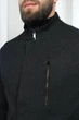 Куртка-пальто демісезонна чоловіча від виробника UF-Fashion 129-DVL DV MEN'S 60 чорний - зображення 5