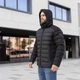 Зимова чоловіча куртка великого розміру VAVALON 24-VAV 70 чорний - зображення 5