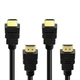 Универсальный HDMI-кабель 1шт соединение для ТВ компьютеров и приставок поддержка 4K диам. 6.3 мм 3м - изображение 4